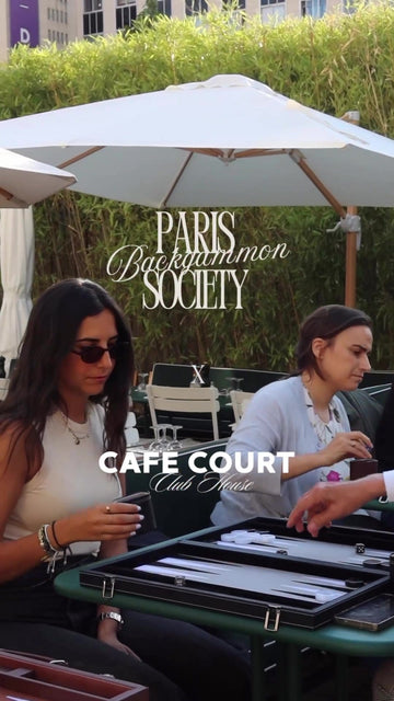 Backgammon Society evening in Paris at Cafe Court