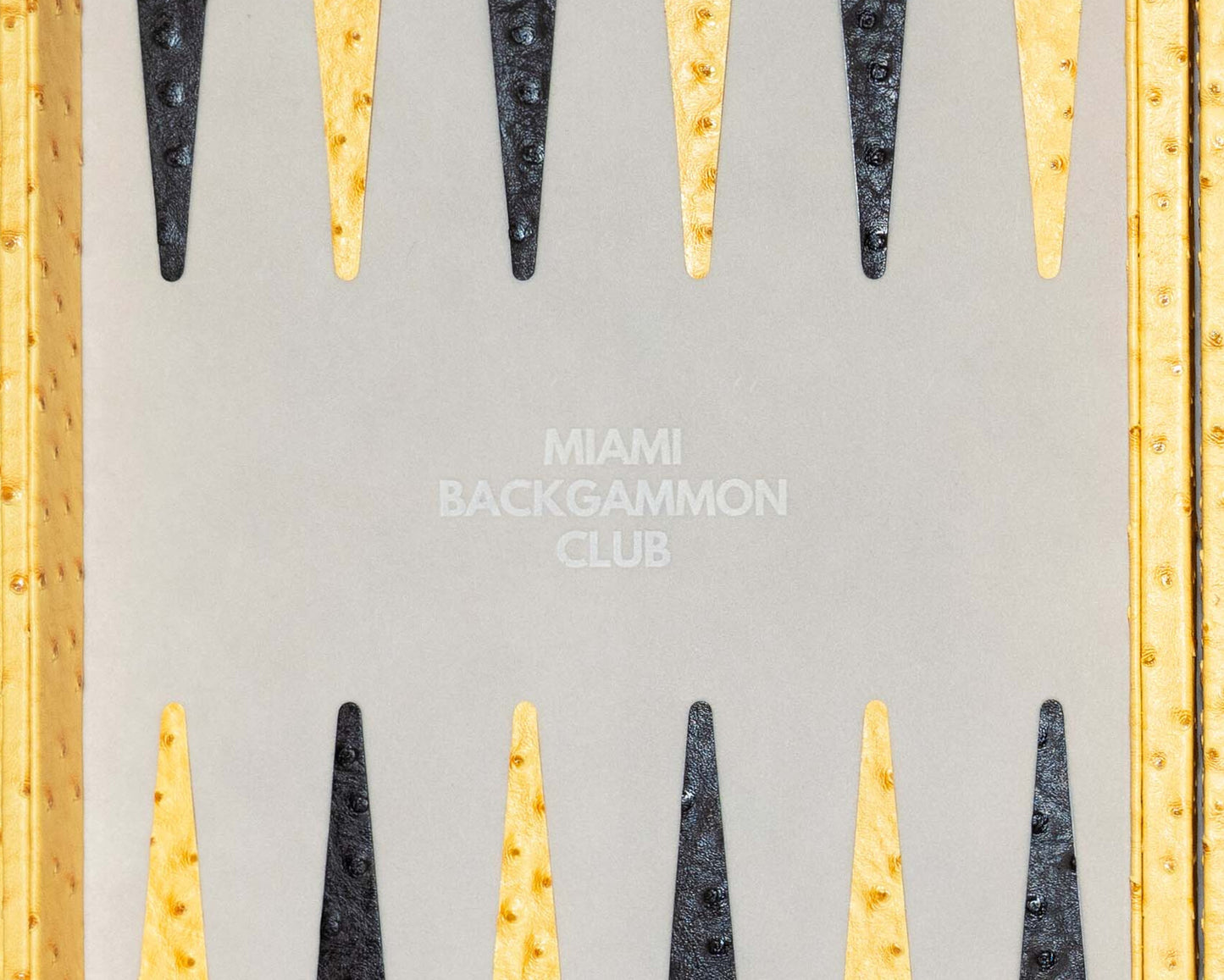 MBC Ostrich Backgammon - Yellow