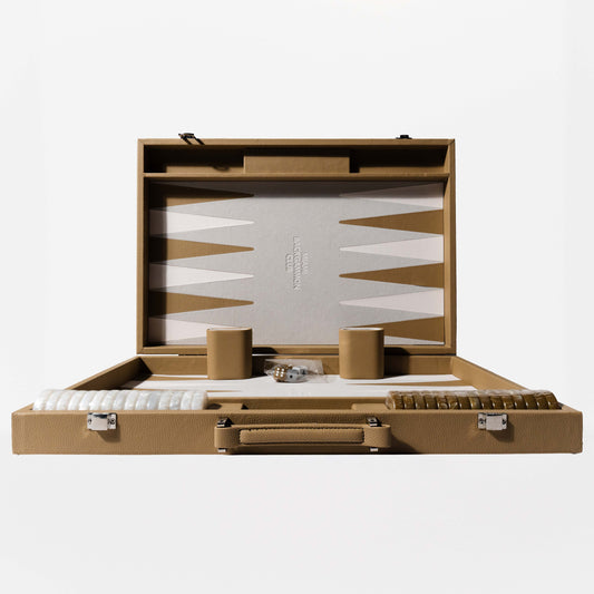 Beige Miami Backgammon Club Board