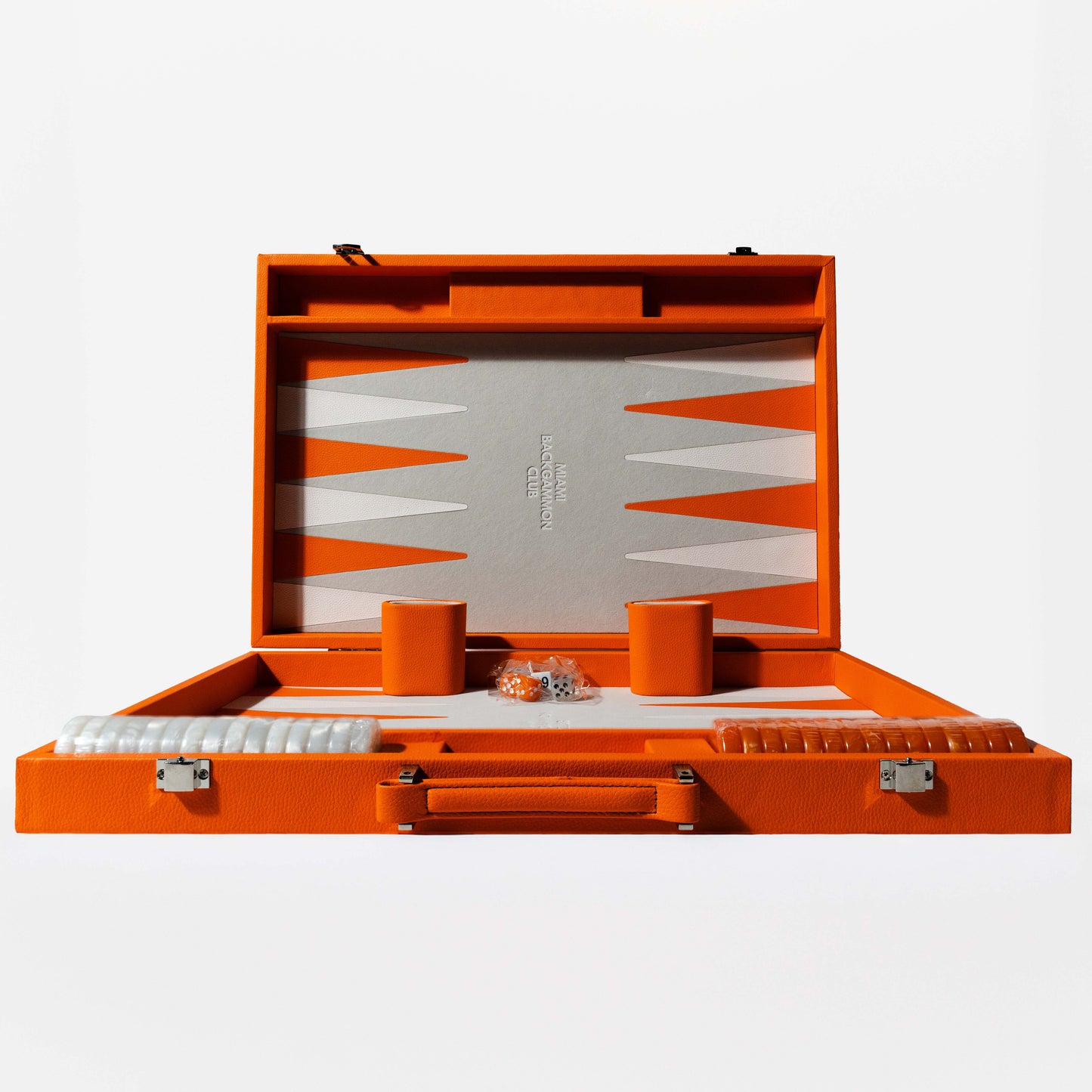 Orange Miami Backgammon Club Board