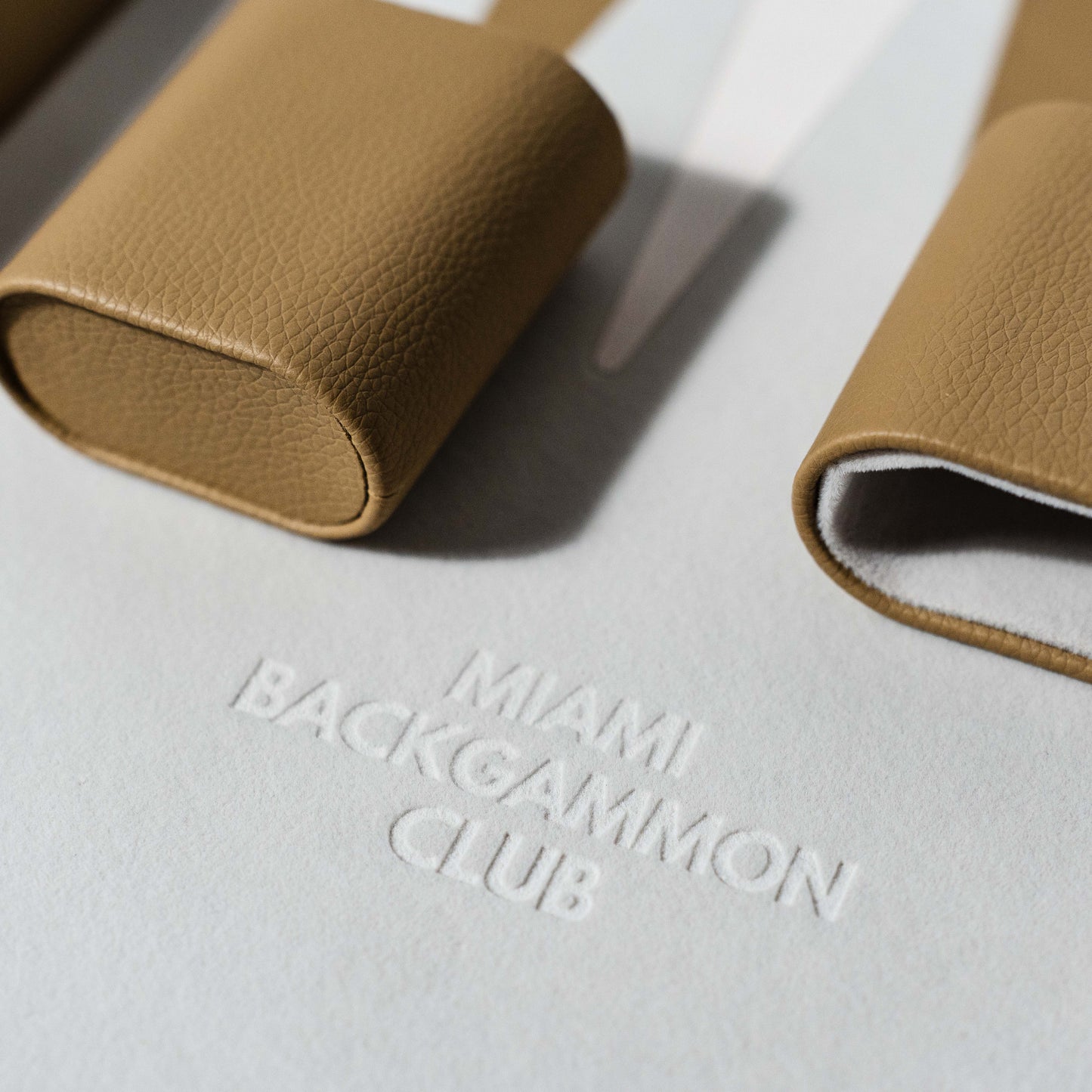 Beige Miami Backgammon Club Board