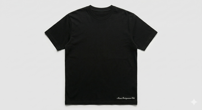 The Signature Script Tee - Black| Miami Backgammon Club