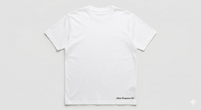 The Signature Script Tee - White | Miami Backgammon Club