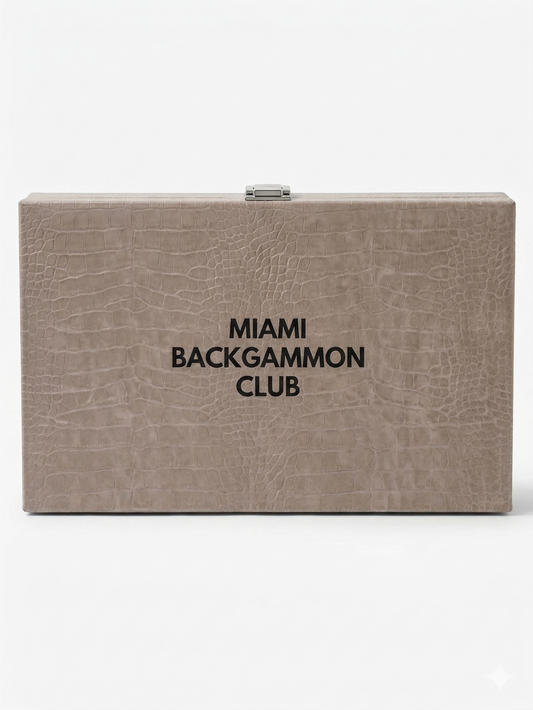 Beige Mini Miami Backgammon Board