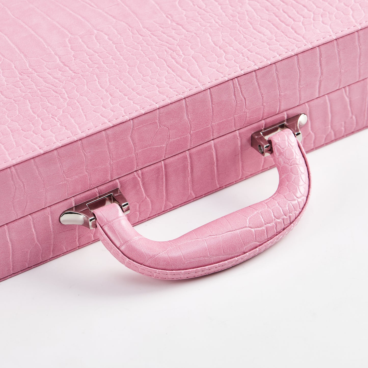 PRE-ORDER: Miami Backgammon Society Crocodile Board — Miami Pink