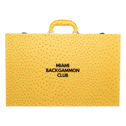 MBC Ostrich Backgammon - Yellow