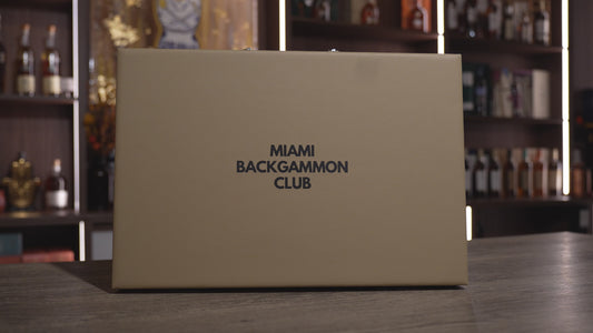 Beige Miami Backgammon Club Board