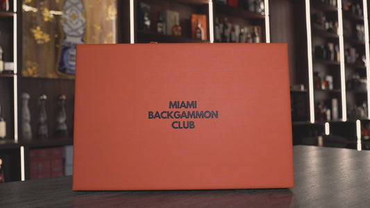 Orange Miami Backgammon Club Board