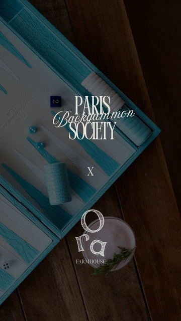 Backgammon Society evening in Paris at Ora Farm House