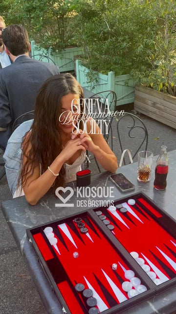 Backgammon Society evening in Geneva at Kiosque des Bastions