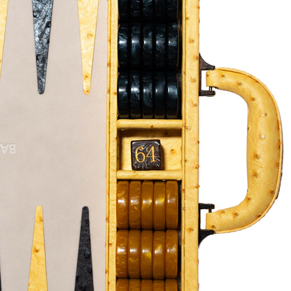 MBC Ostrich Backgammon - Yellow
